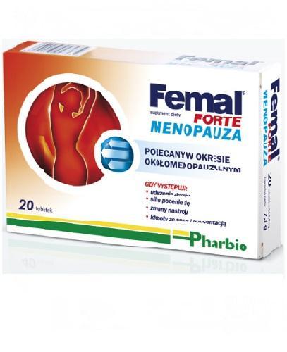  FEMAL Forte Menopauza - 20 tabl. - Apteka internetowa Melissa  