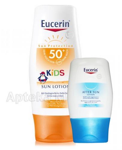 EUCERIN SUN KIDS Mleczko ochronne SPF50+ - 150 ml + Mleczko po opalaniu 75 ml GRATIS !!! - Apteka internetowa Melissa