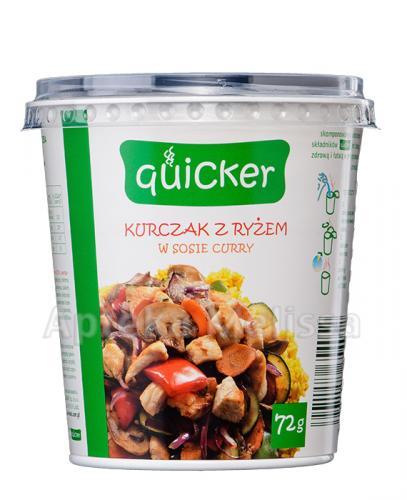 QUICKER Kurczak z ryżem curry - 72 g - Apteka internetowa Melissa