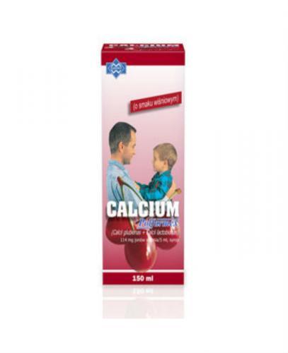 POLFARMEX CALCIUM Syrop o smaku wiśni - 150 ml - Apteka internetowa Melissa