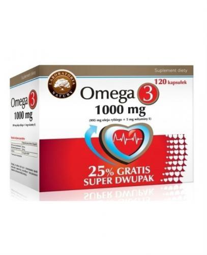 OMEGA 3 1000 mg - 120 kaps. - Apteka internetowa Melissa