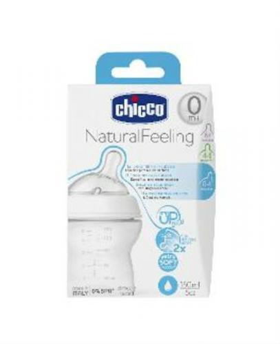 CHICCO NATURALFEELING Butelka 0m+ 150 ml - 1 szt. - Apteka internetowa Melissa
