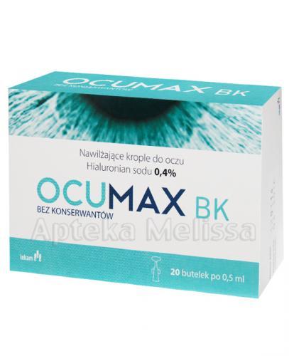  OCUMAX BK Nawilżające krople do oczu 0,4% - 20 szt. - Apteka internetowa Melissa  