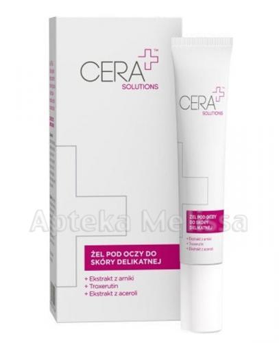 CERA PLUS SOLUTIONS Żel pod oczy do skóry delikatnej - 15 ml - Apteka internetowa Melissa