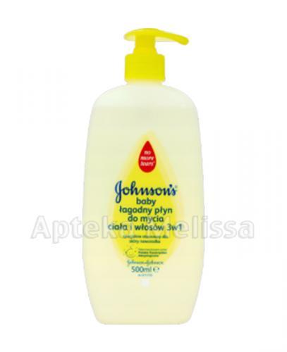 JOHNSON`S BABY Łagodny płyn do mycia ciała i włosów 3w1 - 500 ml (JOHNSONS) - Apteka internetowa Melissa