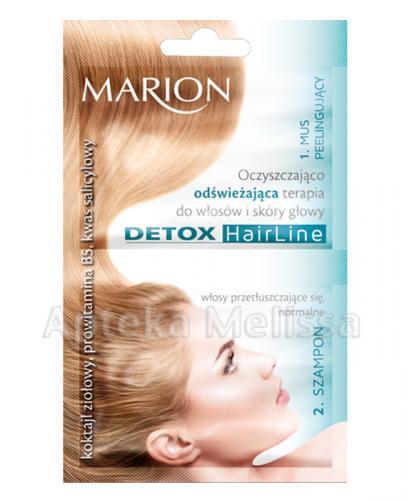  MARION DETOX Oczyszczająco-odświeżająca terapia do włosów i skóry głowy - 13 ml + 10 ml  - Apteka internetowa Melissa  