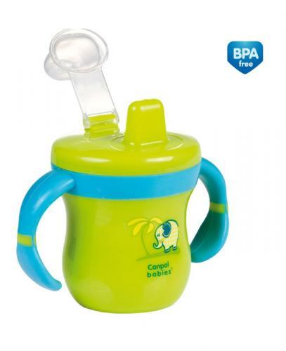 CANPOL Kubek z uchwytami i osłonką 2/423 - 200 ml - Apteka internetowa Melissa