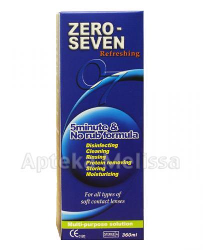 ZERO-SEVEN Płyn do soczewek - 360 ml - Apteka internetowa Melissa