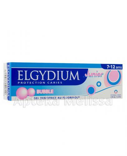 ELGYDIUM JUNIOR BUBBLE Pasta do zębów 7-12 lat - 50 ml - Apteka internetowa Melissa