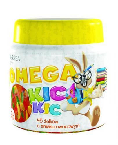 OMEGA KIC KIC Żelki o smaku owocowym - 45 szt. - Apteka internetowa Melissa