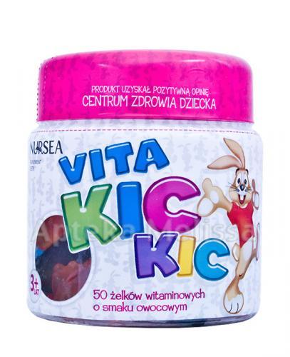 VITA KIC KIC Żelki witaminowe o smaku owocowym - 50 szt. - Apteka internetowa Melissa