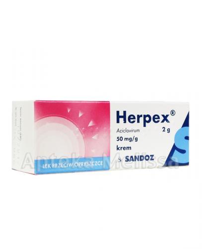  Herpex Krem 50 mg/g, 2 g - Apteka internetowa Melissa  