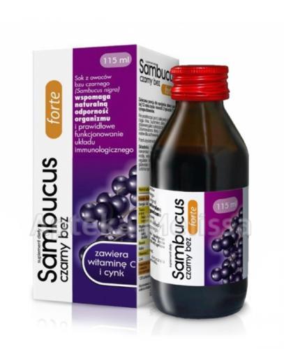 SAMBUCUS FORTE Syrop o smaku czarnego bzu - 115 ml - Apteka internetowa Melissa