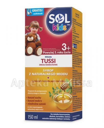 SOLKIDS TUSSI Syrop z naturalnego miodu powyżej 3 roku życia - 150 ml - Apteka internetowa Melissa