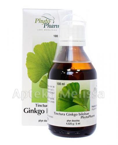  TINCTURA GINKO BILOBAE Płyn - 100 ml - Apteka internetowa Melissa  