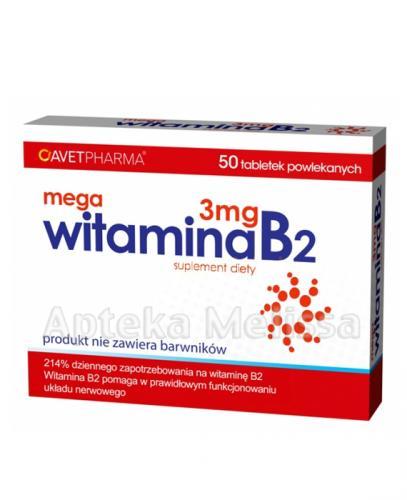 MEGA WITAMINA B2 3 mg - 50 tabl. - Apteka internetowa Melissa