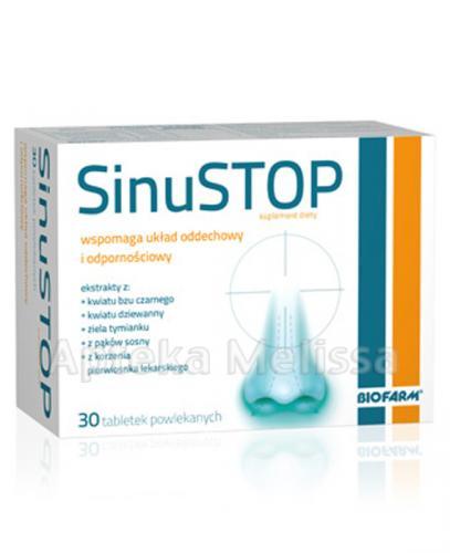 SINUSTOP - 30 tabl. - Apteka internetowa Melissa