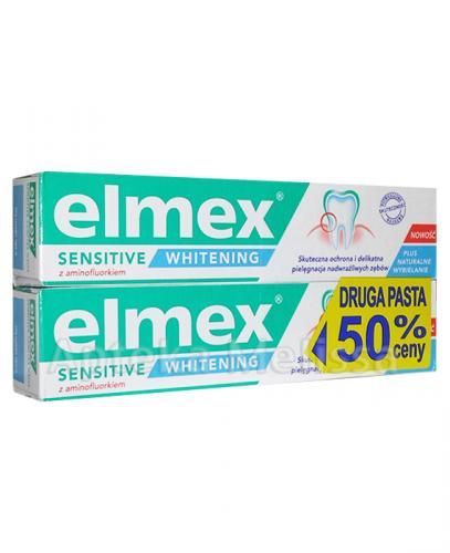 ELMEX SENSITIVE WHITENING Pasta do zębów wybielająca - 2 x 75 ml - Apteka internetowa Melissa