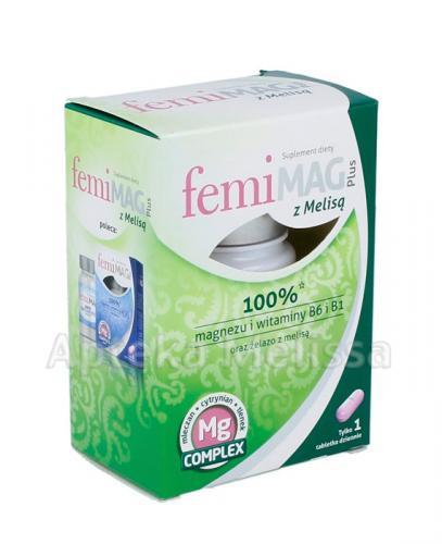FEMIMAG PLUS Z melisą - 30 tabl. - Apteka internetowa Melissa
