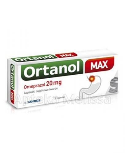 ORTANOL Max Omeprazol 20 mg - 7 kaps. - Apteka internetowa Melissa