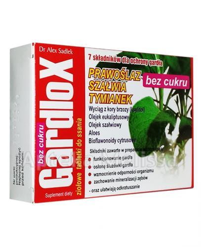 Gardlox Ziołowe tabletki do ssania bez cukru, 16 tabletek