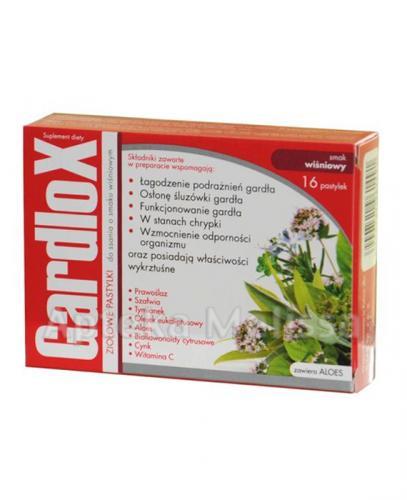 GARDLOX O smaku wiśniowym - 16 past.