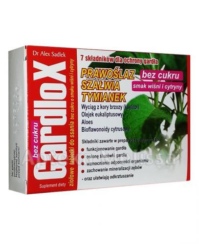 GARDLOX Bez cukru o smaku wiśni i cytryny - 16 tabl. - Apteka internetowa Melissa