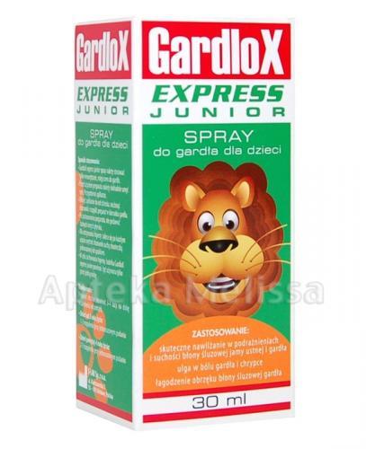 GARDLOX EXPRESS JUNIOR Spray do gardła - 30 ml - Apteka internetowa Melissa