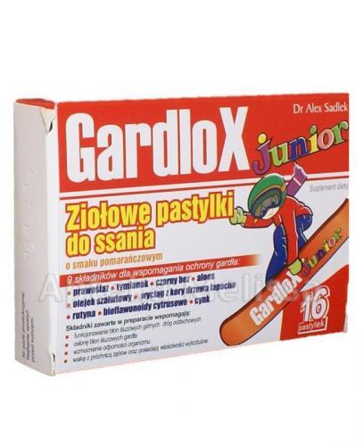GARDLOX JUNIOR O smaku pomarańczowym - 16 past. - Apteka internetowa Melissa