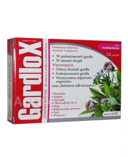 GARDLOX O smaku truskawkowym - 16 past. - Apteka internetowa Melissa