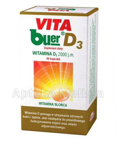 VITA BUER D3 2000 j.m. - 60 kaps. - Apteka internetowa Melissa