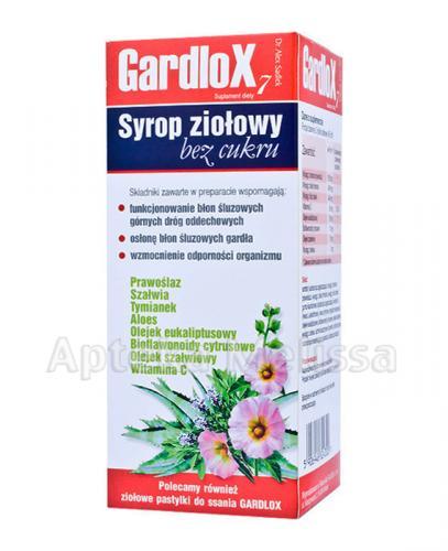 GARDLOX Syrop ziołowy bez cukru - 120 ml - Apteka internetowa Melissa