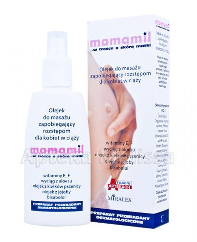  MAMAMIL Olejek przeciw rozstępom do masażu - 150 ml - Apteka internetowa Melissa  