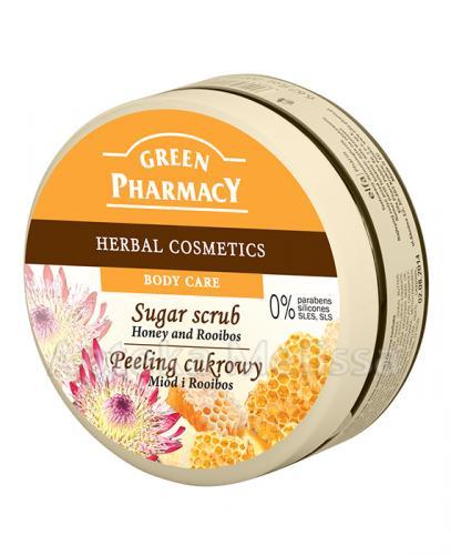 GREEN PHARMACY Peeling cukrowy miód i rooibos - 300 ml - Apteka internetowa Melissa