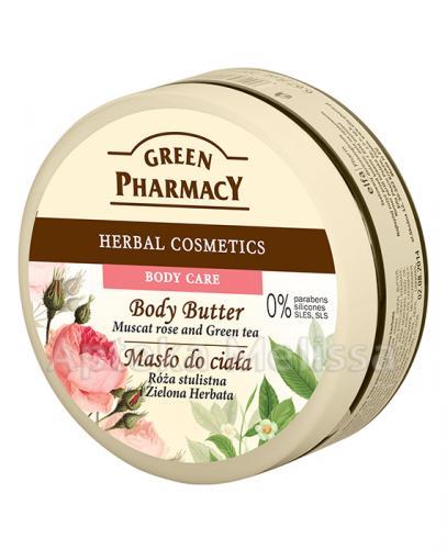 GREEN PHARMACY Masło do ciała róża piżmowa i zielona herbata - 200 ml - Apteka internetowa Melissa