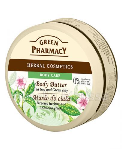 GREEN PHARMACY Masło do ciała drzewo herbaciane i zielona glinka - 200 ml - Apteka internetowa Melissa
