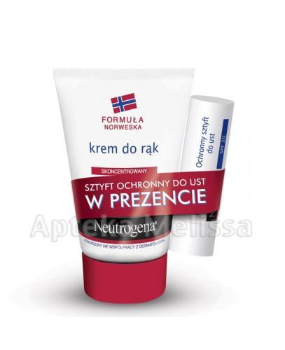 NEUTROGENA FORMUŁA NORWESKA Krem do rąk bezzapachowy - 50 ml + Pomadka - 4,8 g - Apteka internetowa Melissa