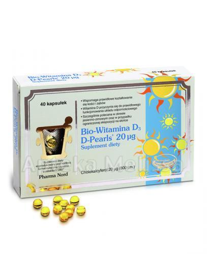 BIO-WITAMINA D3 PEARLS - 40 kaps. - Apteka internetowa Melissa