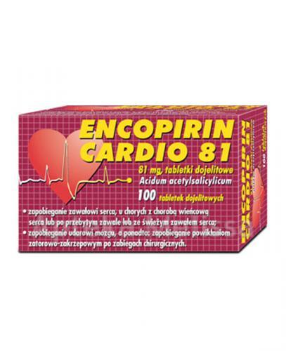  ENCOPIRIN CARDIO 81 mg - 100 tabl. - Apteka internetowa Melissa  