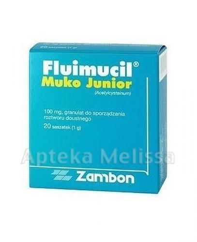  FLUIMUCIL MUKO JUNIOR 100 mg - 20 sasz. - Apteka internetowa Melissa  