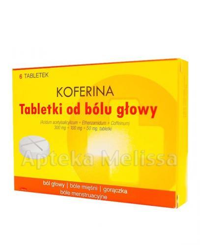 KOFERINA Tabletki od bólu głowy - 6 tabl. - Apteka internetowa Melissa