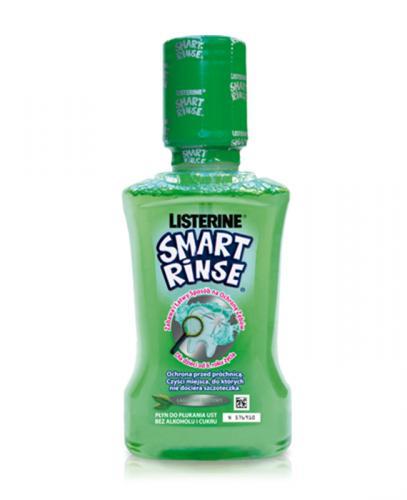 LISTERINE SMART RINSE Płyn do płukania ust łagodna mięta - 250 ml - Apteka internetowa Melissa