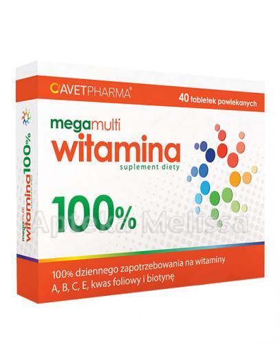MEGA MULTIWITAMINA - 40 tabl. - Apteka internetowa Melissa