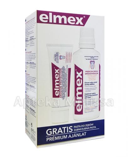  ELMEX Pasta do zębów przeciw erozji - 75 ml + Płyn do płukania jamy ustnej przeciw erozji - 400 ml - Apteka internetowa Melissa  
