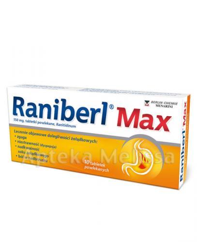      RANIBERL MAX 150 mg - 10 tabl. - Apteka internetowa Melissa  