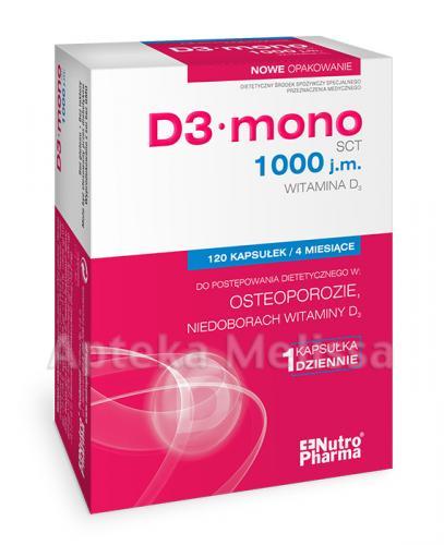 WITAMINA D3 1000 j.m. MONO - 120 kaps. - Apteka internetowa Melissa