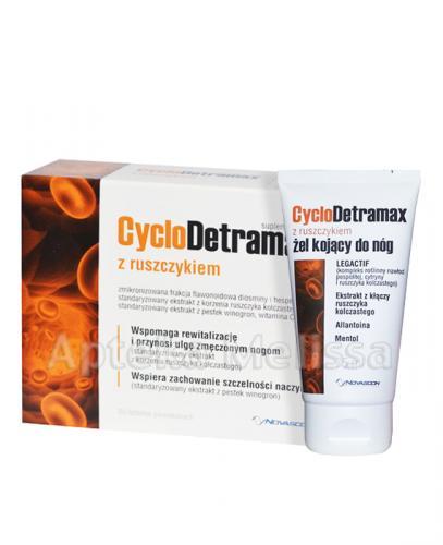 CYCLODETRAMAX - 60 tabl. + Żel kojący do nóg - 75 ml GRATIS! - Apteka internetowa Melissa