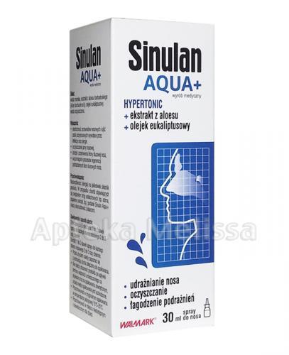  SINULAN AQUA+ Hipertoniczny spray do nosa - 30 ml - Apteka internetowa Melissa  