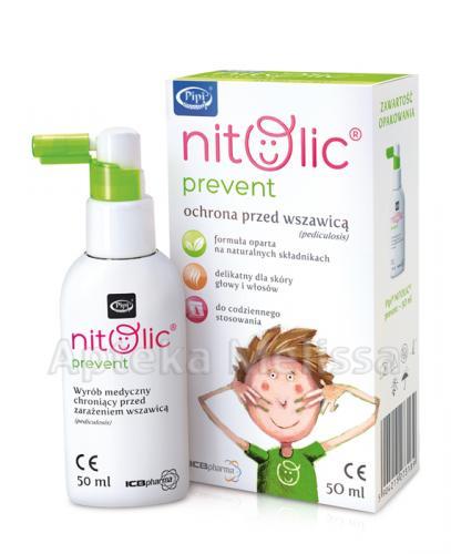 PIPI NITOLIC PREVENT Spray przeciw wszawicy - 50 ml - Apteka internetowa Melissa