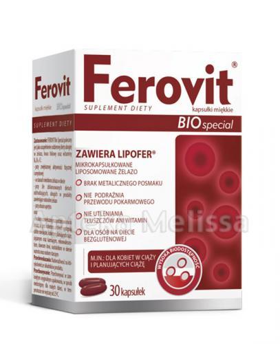 FEROVIT BIO SPECIAL - 30 kaps. - cena, opinie, składniki - Apteka internetowa Melissa